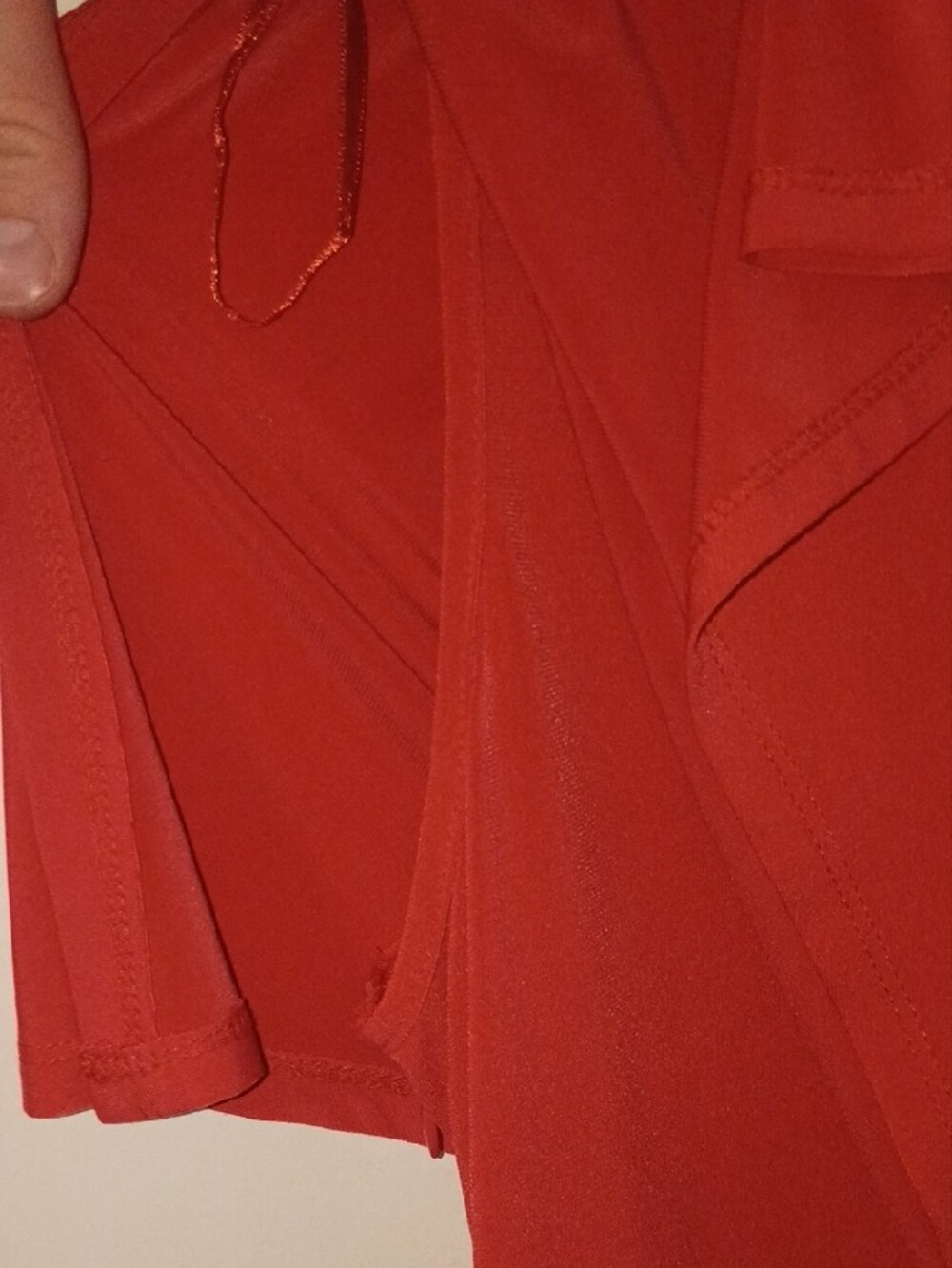 Jessica Simpson Coral Flutter Sleeve Wrap-Style Dress – Size 14 - Picture 5 of 7